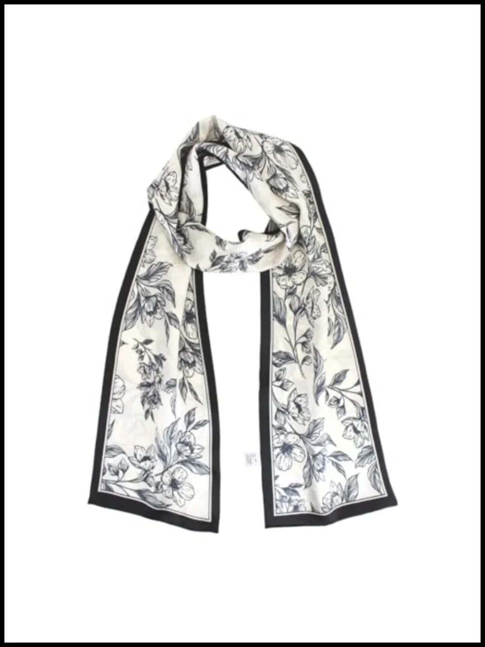 100% Silk Long Oblong Scarf Shawl Hair Wrap Gift